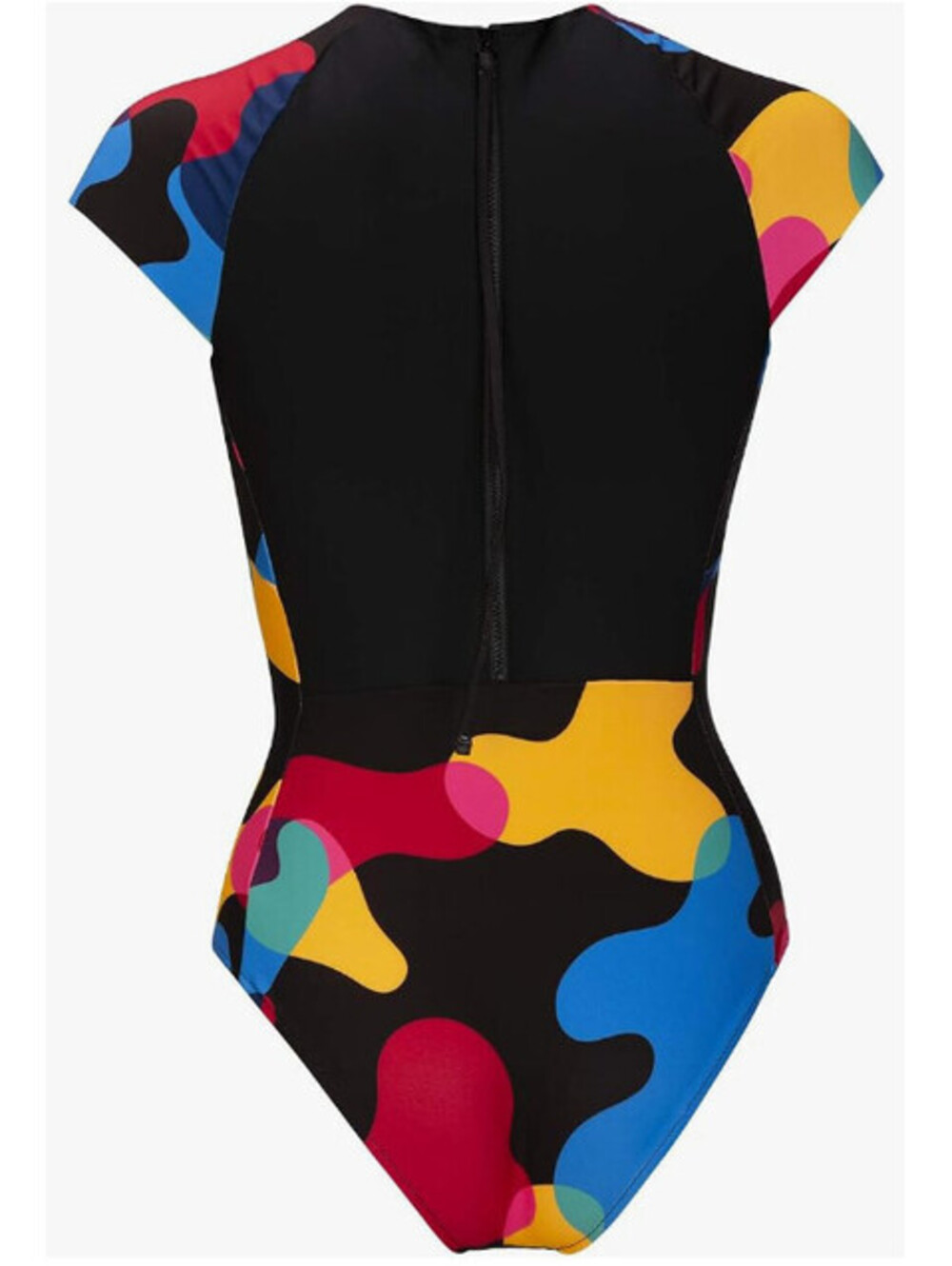Hurley Women's Quick Dry Tropicamo Short Sleeve Surf Suit, Size L - Picture 2 of 2